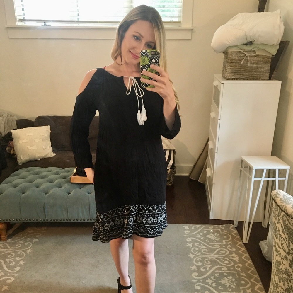 Long Sleeved Boho Dress